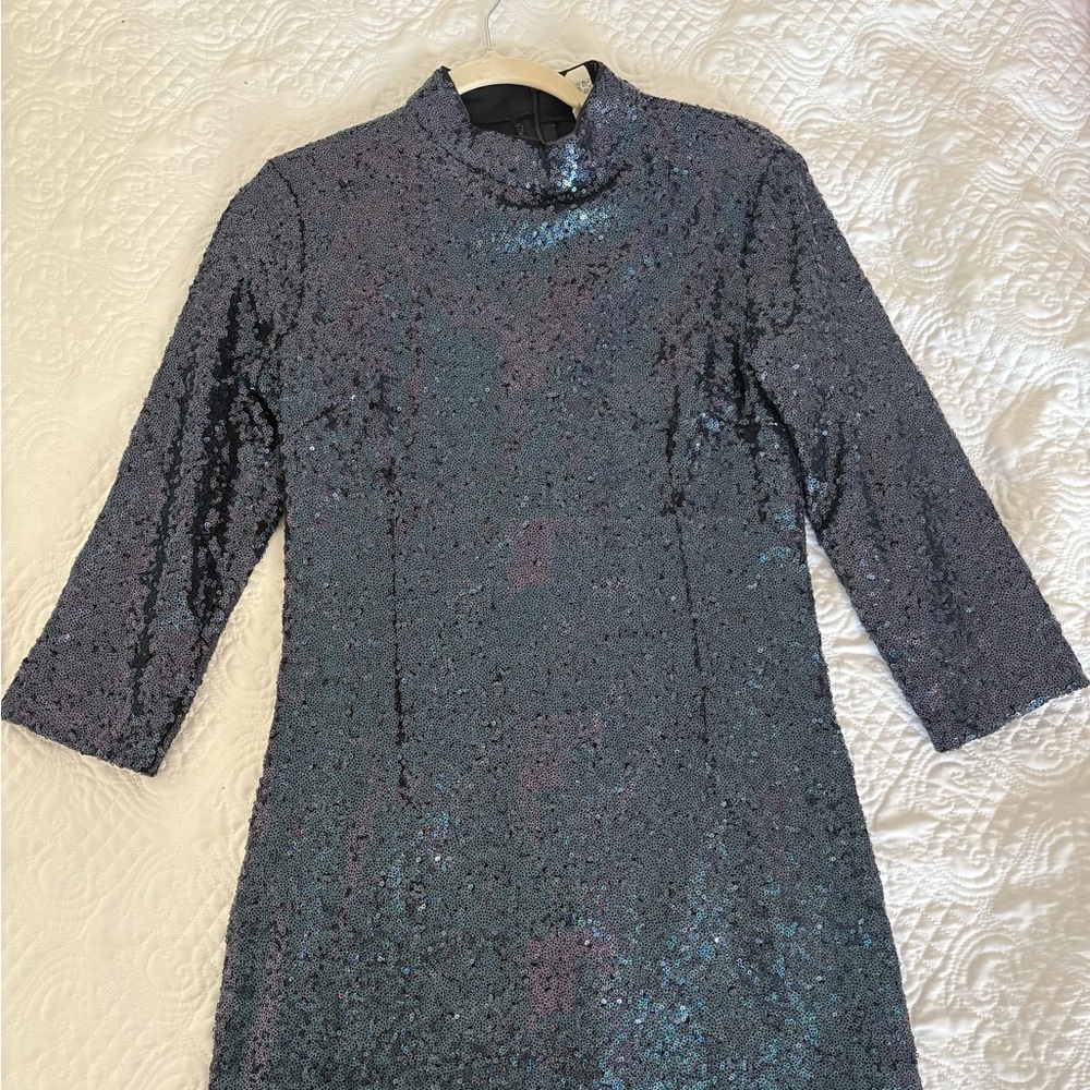 DO+BE Navy Sequin Dress